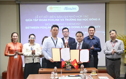 Dong A University cooperates with Foxlink to train and supply human resources